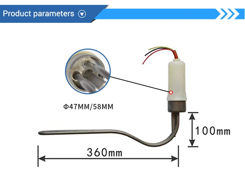 Sunseeker Immersion Heaters for Electrical Heating with Screw Plug